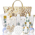 White Jasmine 15Pc Spa Gift Baskets Gifts for Women Spa Gifts