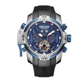 Reef Tiger/Rt Sport Watch Complicated Dial Steel Watches with Year Month Perpetual Calendar Big Date Automatic Watches RGA3532