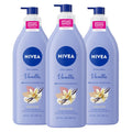 Oil in Lotion Body Lotion, Vanilla and Almond Oil, 3 X 16.9 FL OZ