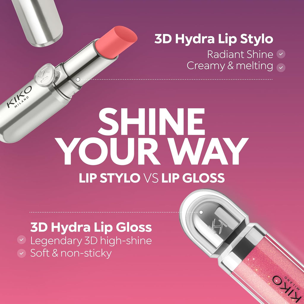 Kiko Milano 3D Hydra Lip Gloss, Hydrating Lipgloss