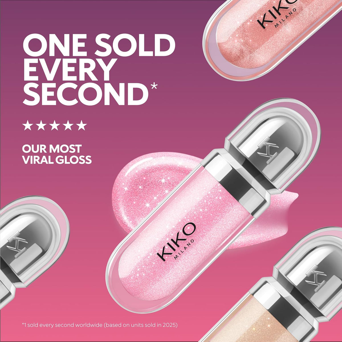 Kiko Milano 3D Hydra Lip Gloss, Hydrating Lipgloss