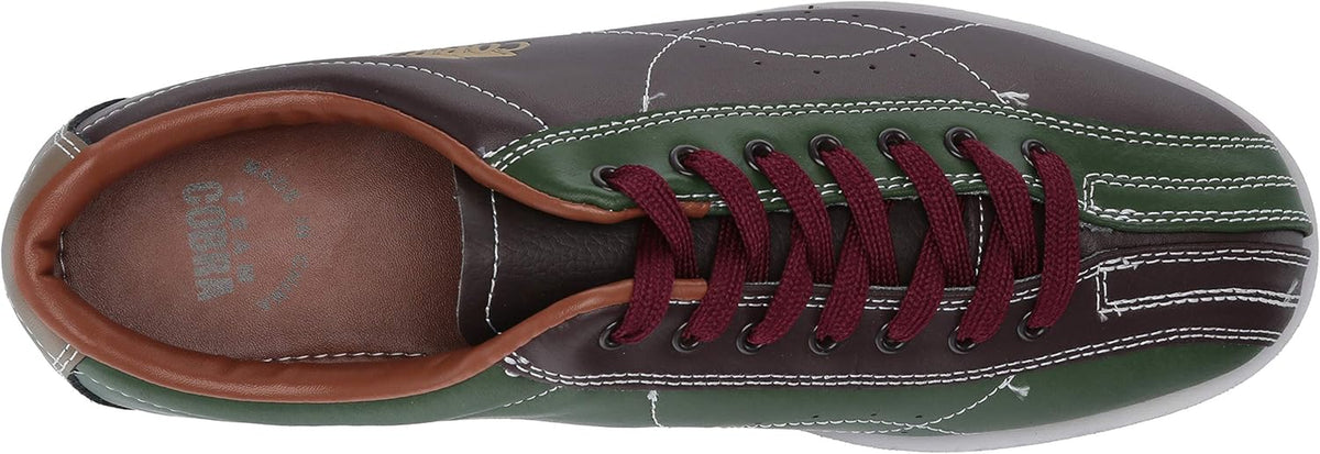 Mens TCR3L Cobra Rental Bowling Shoes Lacesbrown/Green 5